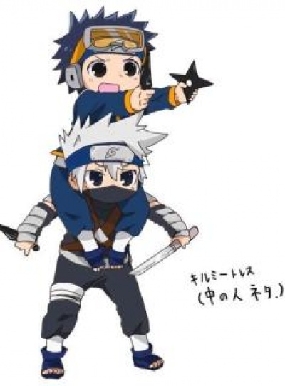 Kids Tobi and kakashi